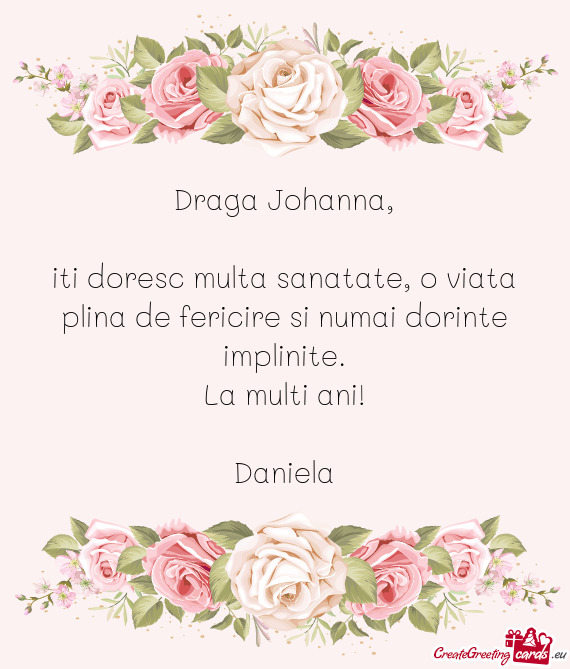 Draga Johanna