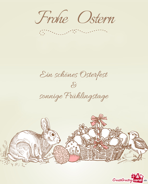 Ein schönes Osterfest