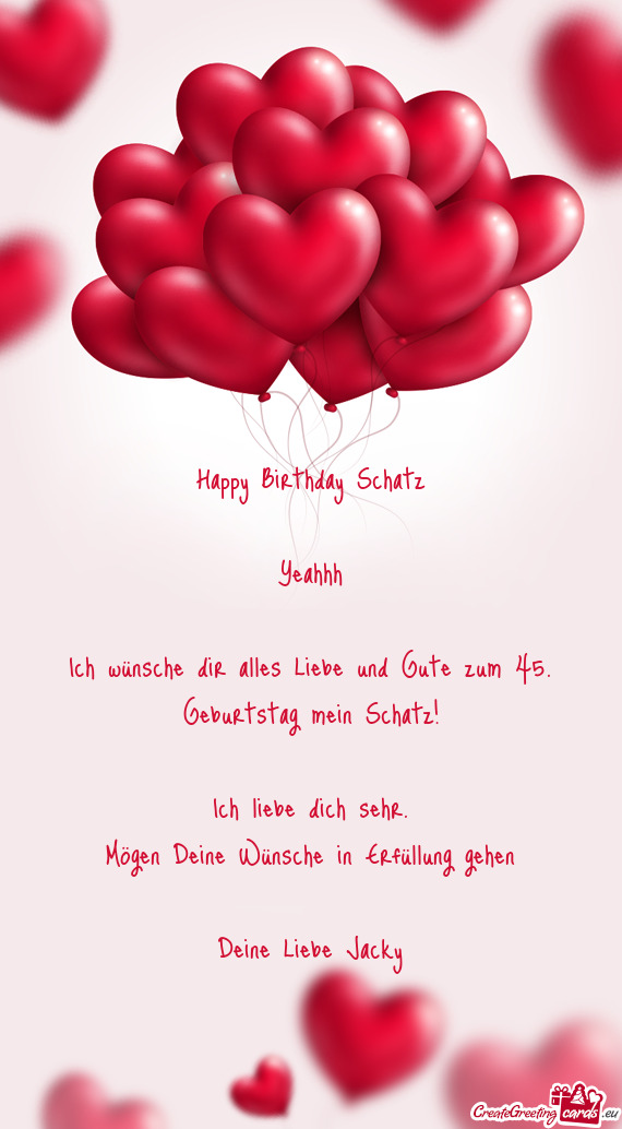 Happy Birthday Schatz