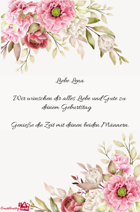 Liebe Lena