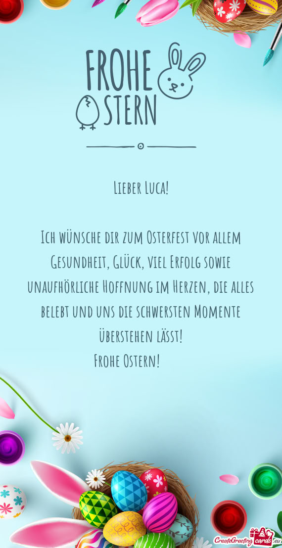 Lieber Luca