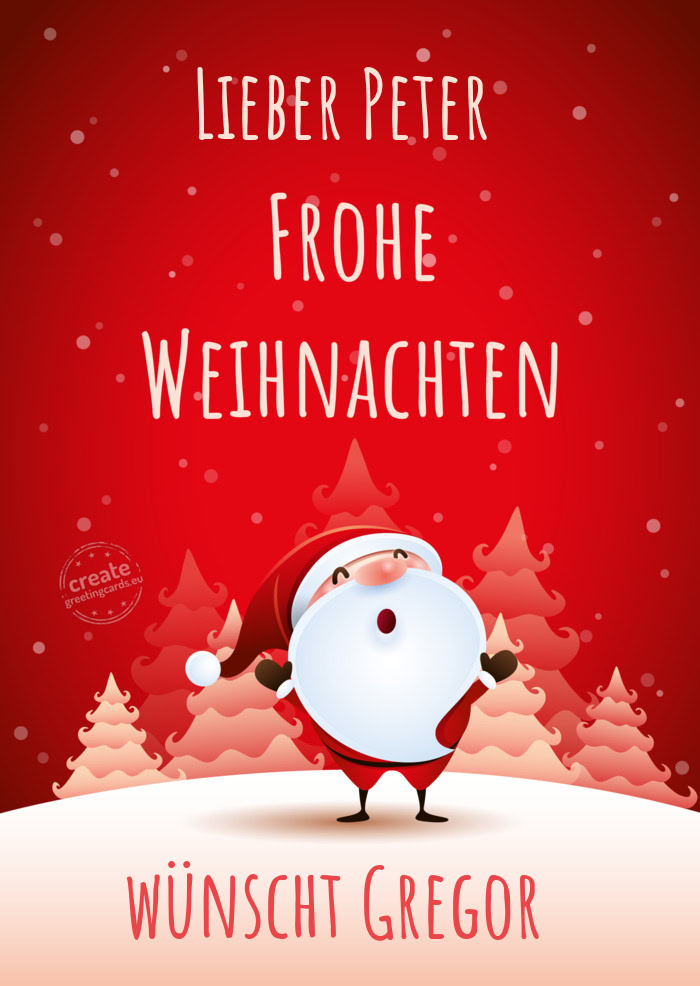 Lieber Peter wünscht Gregor