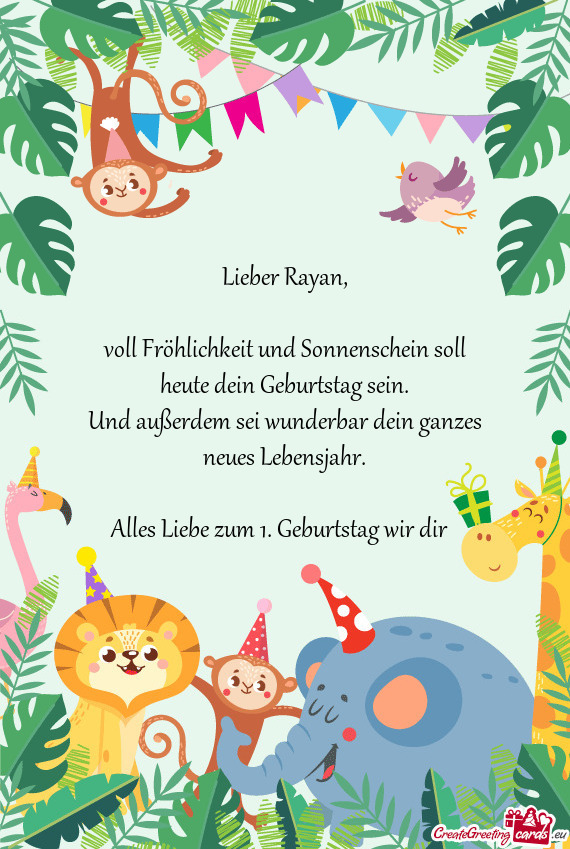 Lieber Rayan