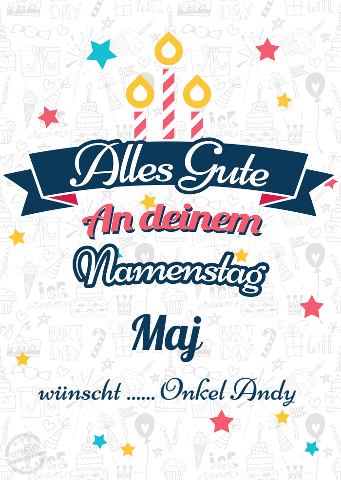 Maj wünscht ...... Onkel Andy