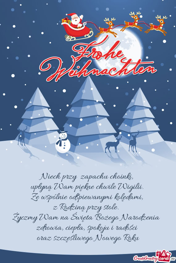 Niech przy zapachu choinki