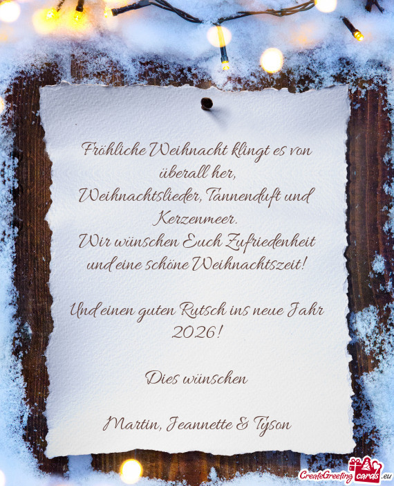 Weihnachtslieder, Tannenduft und Kerzenmeer