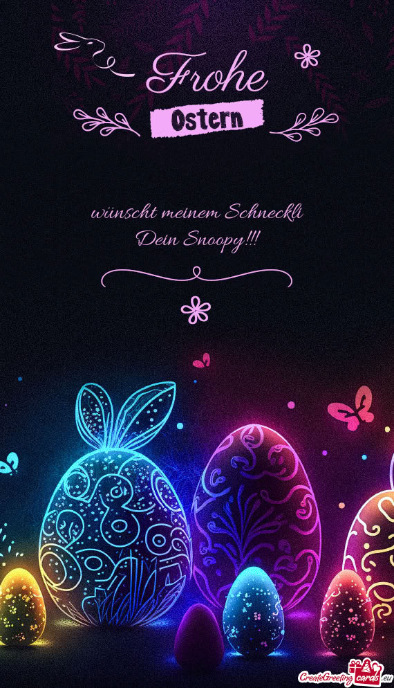 Wünscht meinem Schneckli